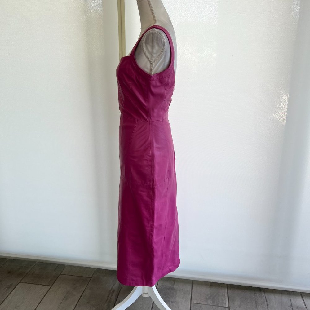 NWT Bod and Christensen pink leather dress - Picture 2 of 8